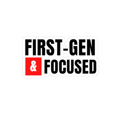 First-Gen Focused Sticker